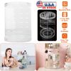 360° Rotating Makeup Organizer - 4 Trays Clear Cosmetic Storage