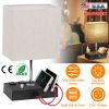 Smart Nightstand Lamp - Dimmable LED with USB Charging