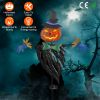 Solar Scarecrow Halloween Stake Light – Waterproof Iron Garden Decoration (iMounTEK)