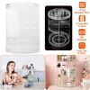 360° Rotating Makeup Organizer - 4 Trays Clear Cosmetic Storage