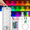 Crystal Diamond Rose Table Lamp – Dimmable, 16 Colors, Touch & Remote, Rechargeable LED (iMounTEK)