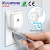 LED Night Lights 2-Pack - Light Sensor Plug-In for Bedroom & Bathroom