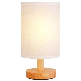 Modern Bedside Lamp for Bedroom – Warm White Nightstand Lantern with USB Plug & 32.5in Cord