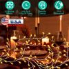 7.87FT Lighted Birch Garland - 144 LED with Timer & 8 Modes IP45