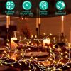 7.87FT Lighted Birch Garland - 144 LED with Timer & 8 Modes IP45