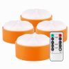 4-Pack Halloween LED Pumpkin Lights – Battery Operated, Remote, Timer & 2 Modes (iMounTEK)