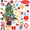 DIY Felt Christmas Tree - 41 Detachable Ornaments Kids Wall Hanging