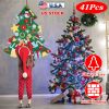 DIY Felt Christmas Tree - 41 Detachable Ornaments Kids Wall Hanging