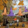 8-Pack 13FT Witch Hat Hanging String LED Lights – Halloween Decorations, Battery Powered, Remote Control, 8 Lighting Modes, Outdoor/Indoor | iMounTEK