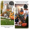 Solar Scarecrow Halloween Stake Light – Waterproof Iron Garden Decoration (iMounTEK)