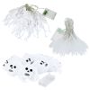 Halloween LED String Lights Set – 3pc Skeleton, Ghost & Skull Decorations, 50 Colorful LEDs, 24ft (iMounTEK)