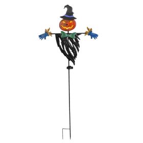 Solar Scarecrow Halloween Stake Light – Waterproof Iron Garden Decoration (iMounTEK)