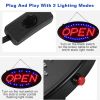 Ultra Bright LED Neon Open Sign - Flash & Normal Modes for Business