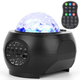 Galaxy Star Projector Night Light – LED Sky, Ocean Wave Effects, Wireless Bluetooth Speaker, Remote Control | iMounTEK