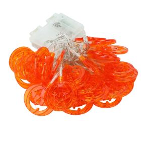 Halloween Pumpkin String Lights – 30 LED Fairy Lights, 9.8ft Battery Operated (iMounTEK)