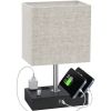 Smart Nightstand Lamp - Dimmable LED with USB Charging