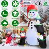 5.9FT Christmas Inflatable Snowman - LED Lights & Built-in Air Blower