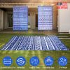 4.98x8FT Reversible Outdoor Rug - Waterproof with Storage Bag