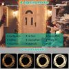7.87FT Lighted Birch Garland - 144 LED with Timer & 8 Modes IP45