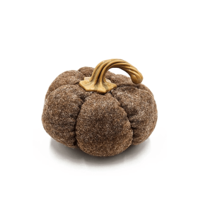 Set Of 3, 8.3x8.3x5.5 Brown Pumpkin, Pumpkin Ornament Decor For Holiday Harvest Festival Fall Festival Thanksgiving
