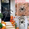 59" Halloween Spider Decoration - 126" Mega Web & Poseable Tarantula