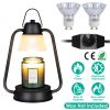 Electric Wax Melt Warmer Lamp – Dimmable Fragrance Candle Melter with 2 GU10 Bulbs & Hanging Hook for Home, Office, Table Décor