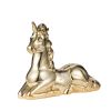 11x4.5x9" Flora & Fauna Unicorn Figurine, Gold