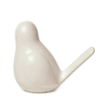 Mainstays Vanilla Dream Ceramic Tabletop Bird Statue Ornament – Decorative Bird Figurine for Home Décor