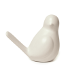 Mainstays Vanilla Dream Ceramic Tabletop Bird Statue Ornament – Decorative Bird Figurine for Home Décor