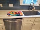 Colorful Pears Dish Drying Mat Absorbent Dish Drying Mat Pad for Kitchen Counter Dish Drainer Mat for Countertop, 14 x 21", Multicolor