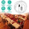 7.87FT Lighted Birch Garland - 144 LED with Timer & 8 Modes IP45