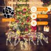 Reindeer Family Christmas Lights - 2D Buck Doe Fawn Decoration