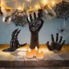 3Pcs Creepy Reaching Hands - Lighted Candles Wall Halloween Decor
