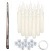 12Pcs Flameless LED Floating Candles - Remote Control Magic Wand