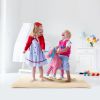 4'x2.6' Fluffy Shaggy Area Rug - Anti-Skid Bedroom Carpet Mat