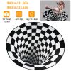 3D Visual Illusion Area Rug - Anti-Slip Round Doormat Carpet