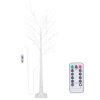 Lighted Artificial White Birch Tree - 8 Warm White Lighting Modes