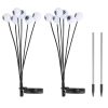 2-Pack Solar Scary Eyeballs Lights - 12 LED Halloween Path Lights