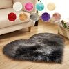1pc Heart-Shaped Faux Sheepskin Area Rug  Soft and Plush Carpet for Home, Bedroom, Nursery, and Kid's Room - Perfect for Home Decor and Comfort