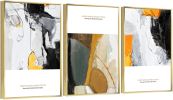 Framed Canvas Wall ArtOil Paintings Impressionism Aesthetic Prints Canvas Paintings for Living Room Bedroom Office Home; 3 Panels