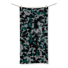 Camofludge 12 Beach Towel (size: 19.7"x39.4")