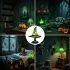 Witch Hat Lamps, USB Stained Resin Glowing Gothic Retro Resin Lamp For Bedroom Party With Mystical Charm