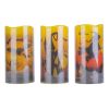 Halloween Flameless Candle Lamps – 3 Pack, LED Timer Candles (iMounTEK)