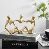 Nordic Abstract Thinker Statue - Resin Desktop Sculpture for Home & Office Decor