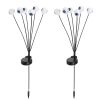 2-Pack Solar Scary Eyeballs Lights - 12 LED Halloween Path Lights
