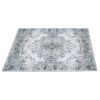 8x10FT Vintage Area Rug - Non-Slip Boho Waterproof Machine Washable